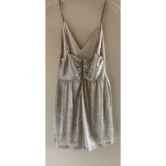 🤍 Urban Outfitters sparkly silver romper - Picture 4 of 5